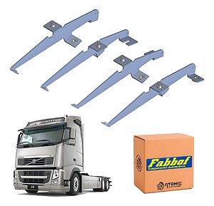 Suporte Fixa Tapa Sol  Volvo Fh/fm/fmx 2010 A 2015 Teto Baix