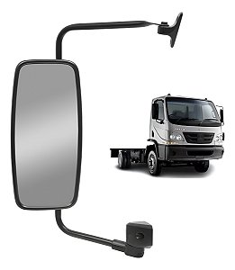 Espelho Retrovisor Mb Accelo Ii - Econômico Convexo Esquerdo