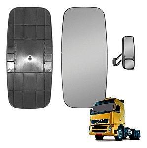 Base Vidro Espelho Retrovisor Volvo Fh/fm/nh Até 2009 Convex
