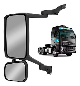 Espelho Retrovisor Volvo Fh 2010 A 2014 Desemb Eletrico Le
