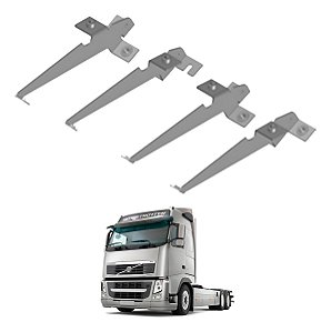 Suporte Fixação Tapa Sol Volvo Fh 2010/2014 Glob Teto Alto