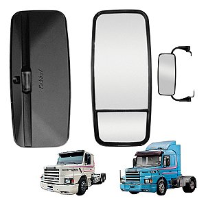 Retrovisor Scania T/r 112/113/142/143 Bifocal Convexo Esquer