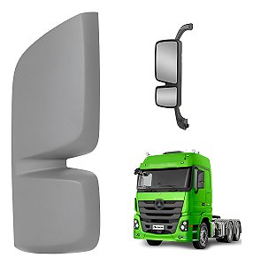 Capa Externa Retrovisor Mb Actros 2016 A 2020 Lado Esquerdo