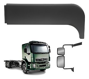 Capa Acabament Superior Retrovisor Volvo Vm 2006 Em Diant Le