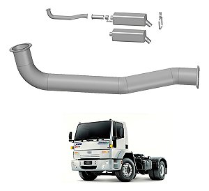 Tubo Cano Escapamento Ford Cargo 4432e / 5032e - Euro 3