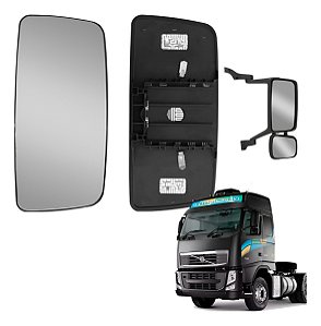 Base Retrovisor Volvo Fh 2010 A 2014 / Fm 2010 A 2021 Convex