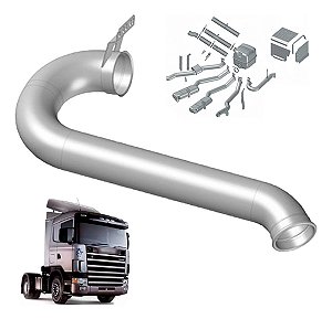 Tubo Saida Catalizador Scania Serie 4 Direito