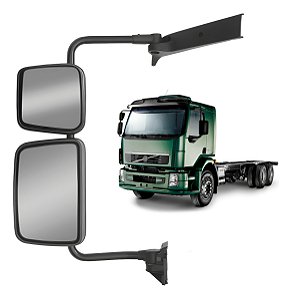Espelho Retrovisor Volvo Vm 2006 Em Diante Com Desembaça Le