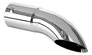 Ponteira Escapamento Curva 5 Polegada X36cm Cromada Caminhao