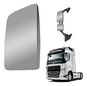 Espelho Retrovisor Volvo Fh 2015 A 2022 Com Desembaçador Le