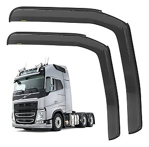 Par 2 Calha De Chuva De Acrilico Porta Volvo Fh 2015 A 2020