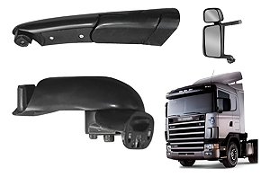 Kit Braços Alumínio Retrovisor Scani T/r P/g/r Até 2018