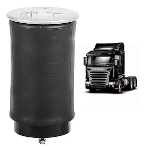 Kit Mola Pneumática Suspensão Eixo Scani G R Base Profunda