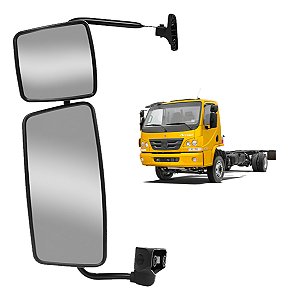 Espelho Retrovisor Mercedes Accelo 2023 2024 Desembaçador Le