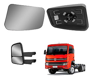 Lente Espelho Retrovisor Menor Vw Delivery 2018/2022 Esquerd