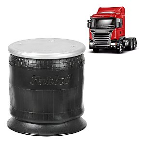 Conjunto Mola Pneumática Scani S4/s5 Suspensão Eixo Cm Base