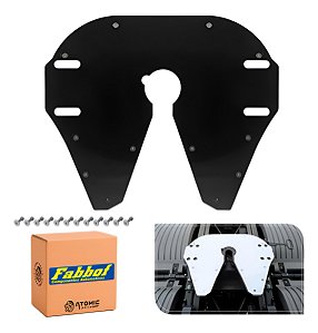 Kit Protetor Deslizante Quinta Roda Fontainer 163cl 2p Preto
