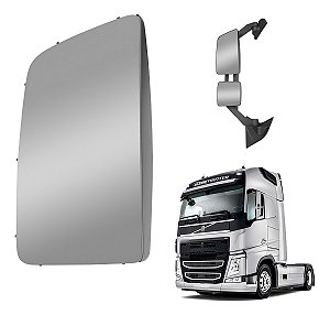 Lente Espelho Retrovisor Menor Volvo Fh 2015/2022 Esquerdo