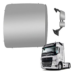 Lente Vidro Retrovisor Menor Volvo Fh 2015/2022 Com Desemb