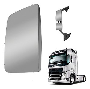 Lente Retrovisor Menor Volvo Fh 2015 A 2022 Com Desemb Le