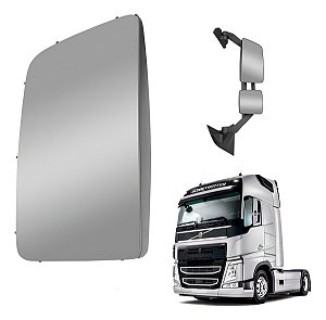 Lente Retrovisor Menor Volvo Fh 2015 A 2022 Com Desemb Ld