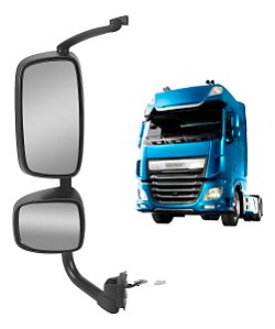 Retrovisor Daf Xf 105 Até 2019 Com Desembaçador Elétrico Le