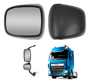 Espelho Retrovisor Auxiliar Daf Xf 2020/2024 Convexo Esquerd