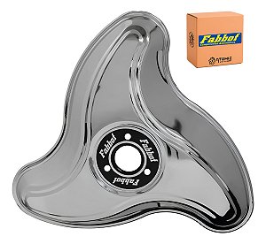 Calota Aro 20/22 Metal Helice 3 Pontas Esquerda Caminhão