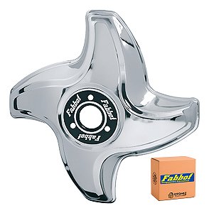 Calota Aro 20/22 Metal Helice 4 Pontas Direito Com Rodoar