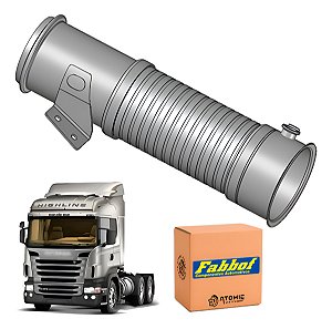 Tubo Flexível Scani P/g/r Entrada Catalisador Highline Eur5