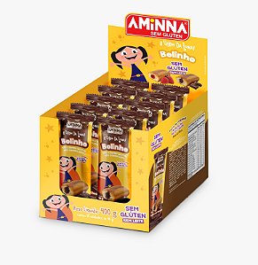 BOLINHO DE BAUNILHA COM RECHEIO DE CHOCOLATE - 40g