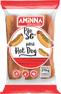 Pão SG para Hot Dog - 270g (3 unidades de 90g)