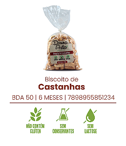 Biscoito de Castanhas - Dona Asta - 250g