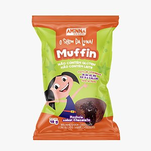 Muffin de Chocolate com Recheio de Chocolate - UNIDADE 40g