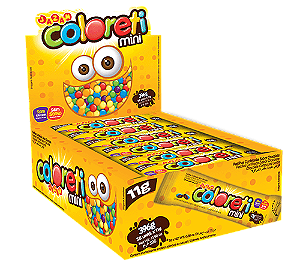 CONFEITO COLORETI JAZAM MINI 36X11GR (9) DP/36