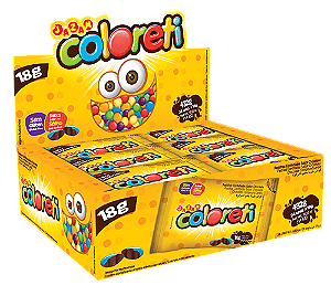 CONFEITO COLORETI JAZAM 24X18 GR (9) DP/24