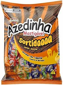 BALA CORY MASTIGAVEL AZEDINHA SORTIDA 500G (24) PC/1