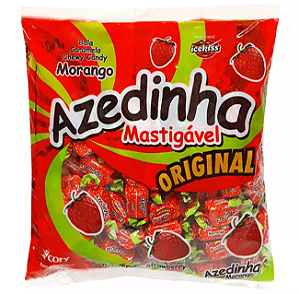 BALA CORY MASTIGAVEL AZEDINHA MORANGO 500G(24) PC/1