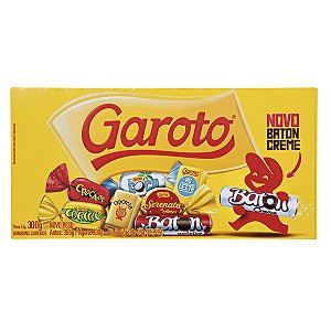 BOMBOM GAROTO SORTIDO 250GR (30) DP/1