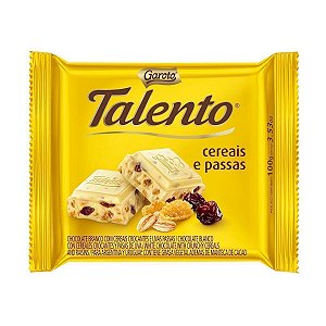 CHOC GAROTO TALENT 12X85GR BRANCO (8) DP/1