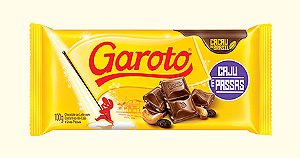 CHOC GAROTO TAB 16X80GR CAJU/PASSAS (4) DP/1