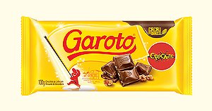 CHOC GAROTO TAB 16X80GR CROCANTE (4) DP/1