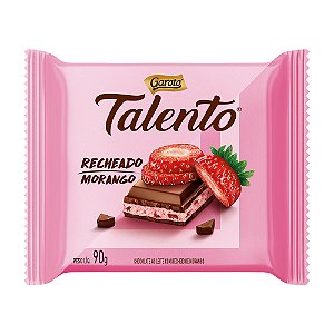 CHOC GAROTO TALENT 12X85GR MORANGO (8) DP/1