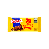 CHOCOLATE GAROTO TABLETE 16X80GR CRUNCH (4) DP/1