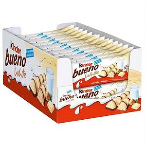 CHOCOLATE KINDER BUENO WHITE 15UN (6) DP/1
