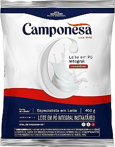 LEITE EM PO CAMPONESA INTEGRAL 400GR (25) UN/1