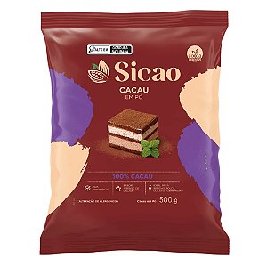 SICAO CACAU EM PO 100% 500GR (10) UN/1