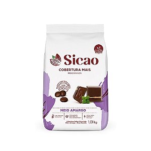 SICAO COB MAIS GOTAS MEIO AMARGO 1,01KG(12 UN/1