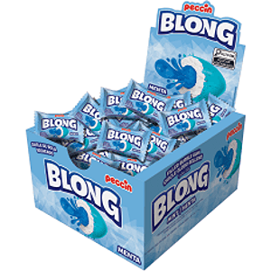 CHICLE PECCIN BLONG MENTA AZUL 200GR (24) DP/1