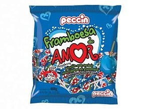 PIRULITO PECCIN  FRAMBOESA DO AMOR 480G(16 PC/1